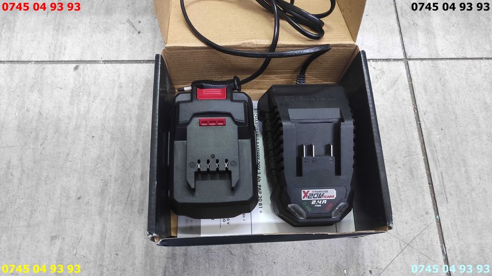 set parkside acumulator PAP20B1 si incarcator PLG20C1 Pret pe ambele