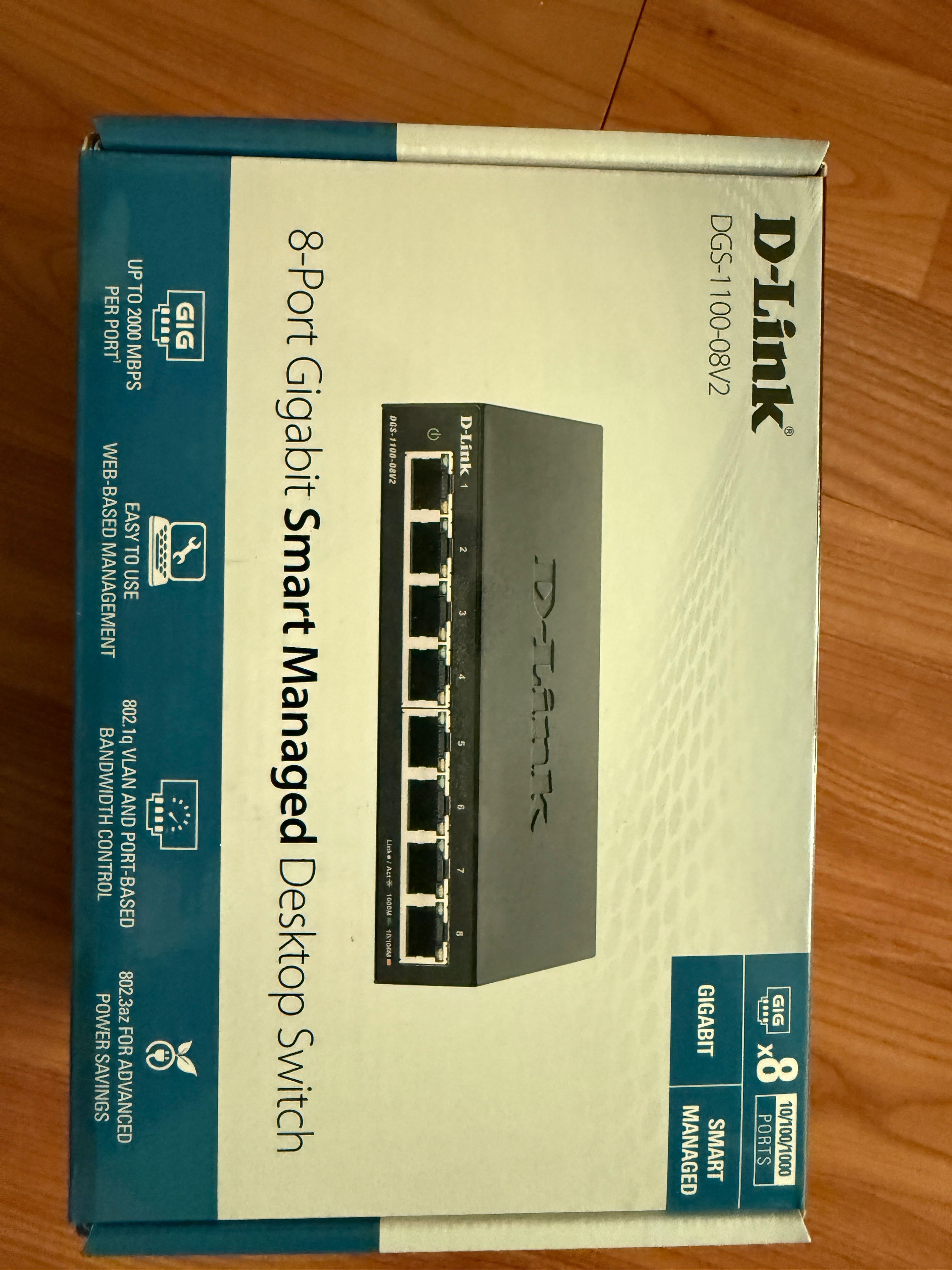 Нов Суич  D-Link DGS-1100-08V2 M