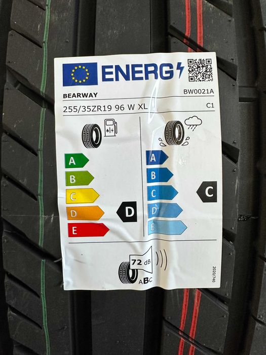Нови Летни Гуми BEARWAY BW118 255/35R19 96W XL Нов DOT