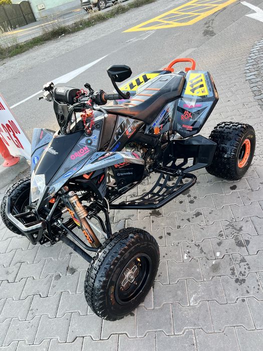 KTM 450 SX quad.