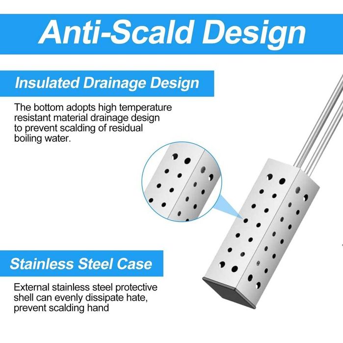 Încălzitor de apă cu imersie, încălzitor electric de imersie de 2500 W