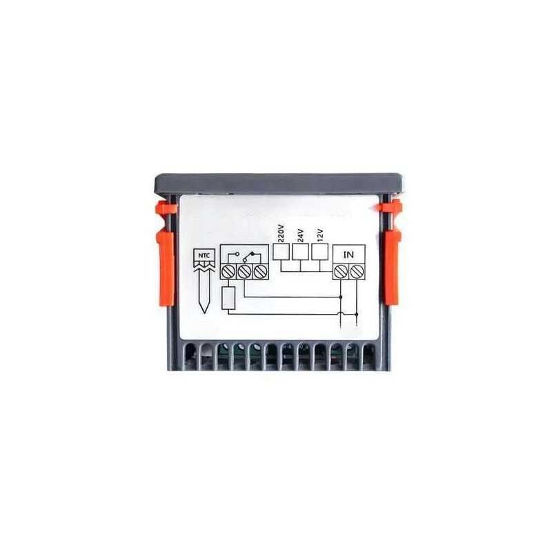 Терморегулатор W2060 -19 до +99°C,Захр. 12VDC, 1 изход 230VAC/10А,4254
