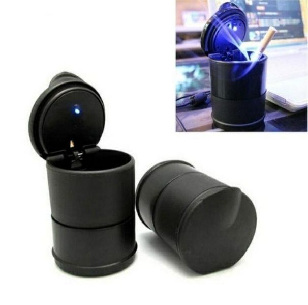 Пепелник за кола с LED лампа А-3086