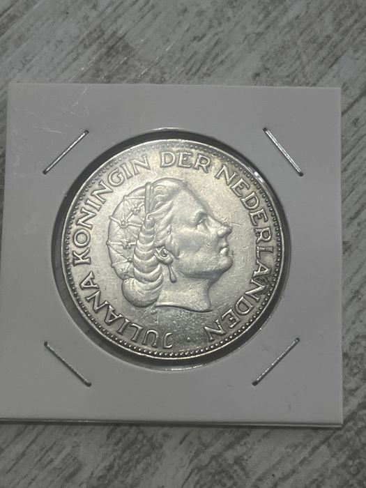 2½ Gulden - Juliana 1960 moneda argint