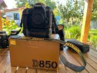 Nikon D850 - 1400 cadre + obiective, trepied si accesorii