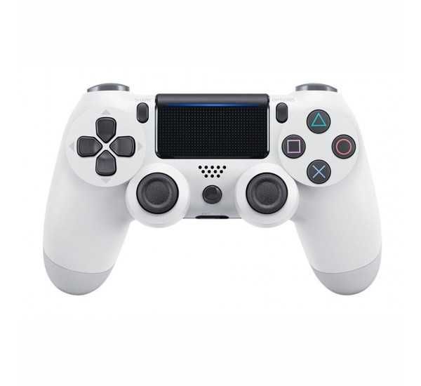 Джойстик, контролер Doubleshock 4, съвместим с playstation 4,бял,Wi-Fi