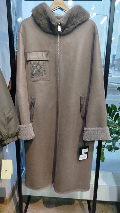 Женская дубленка большой размер 60