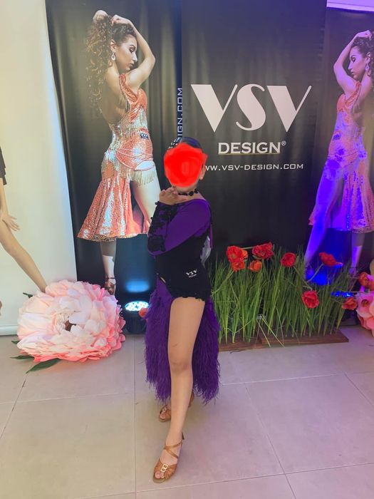 Рокля за спортни танци VSV- Латина