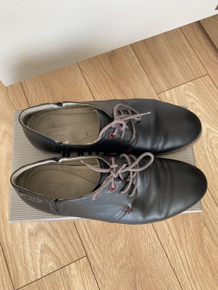 Cavaler тъмносини официални мъжки обувки 45 номер