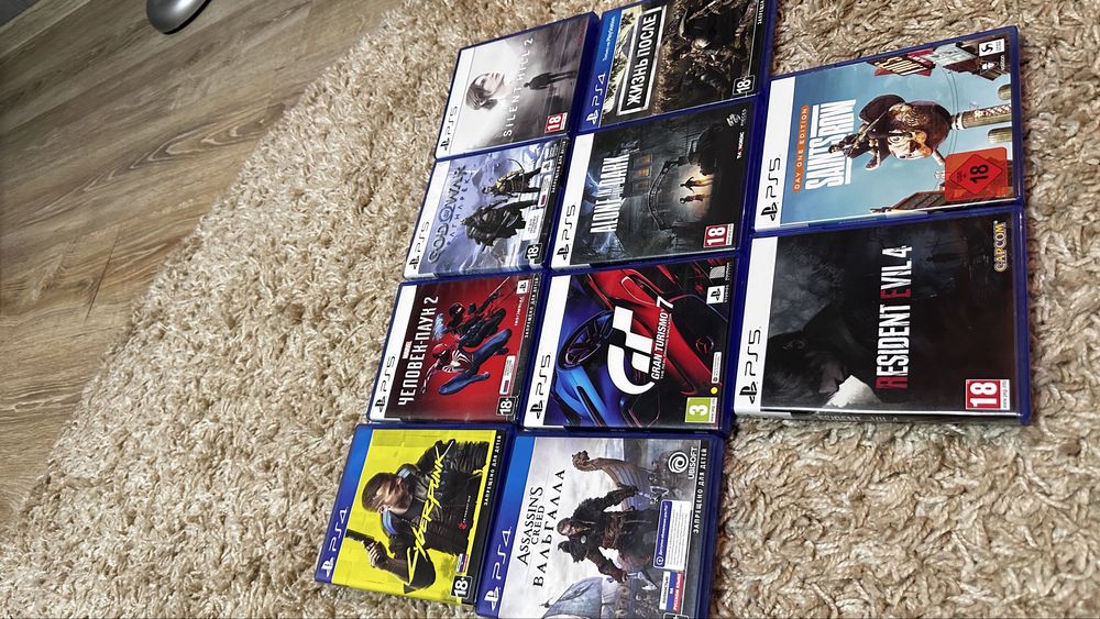 Продам диски на ps4,5 или обмен