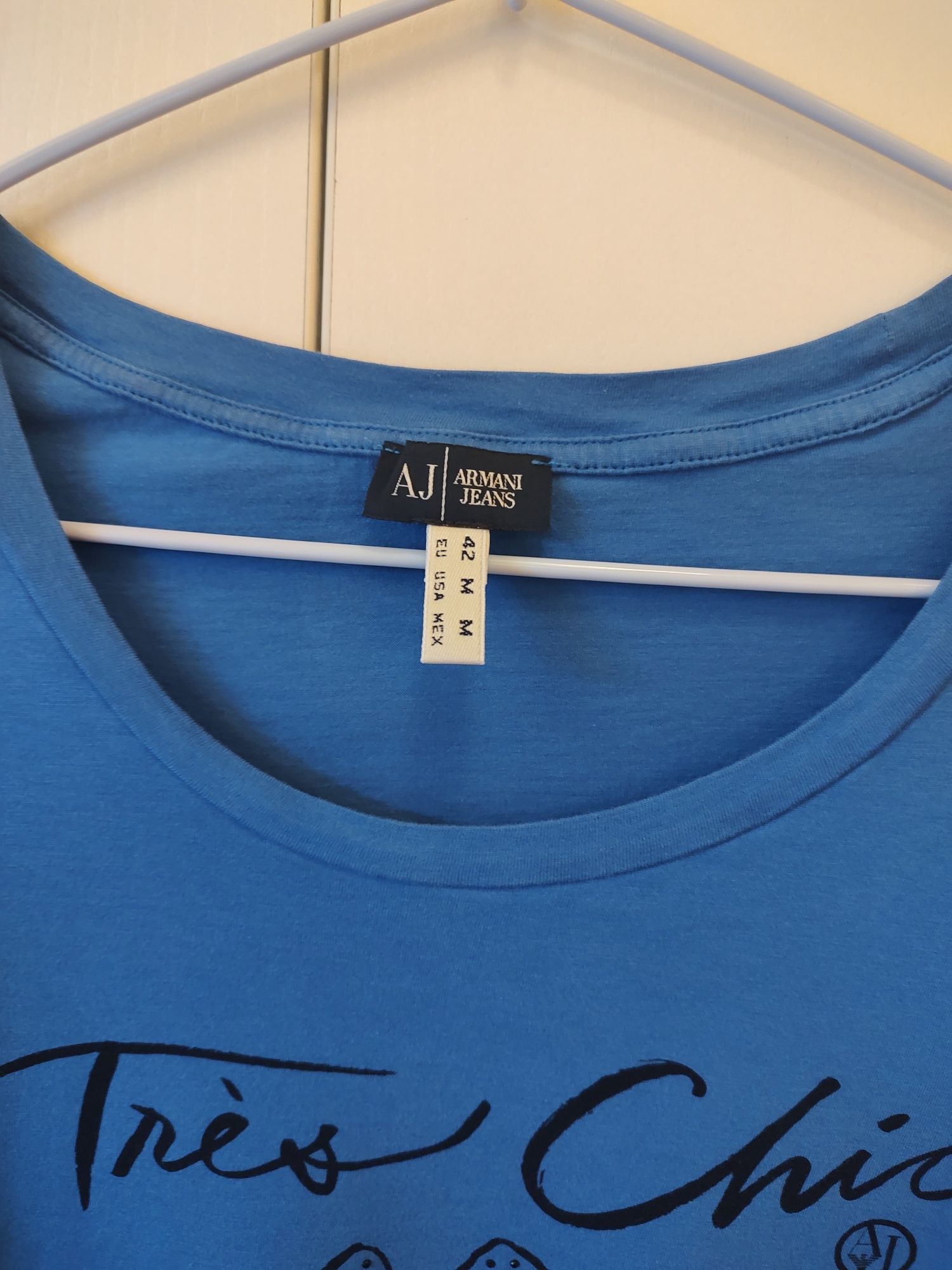 Оригинална тениска Armani Jeans – M (42), дамска, като нова
