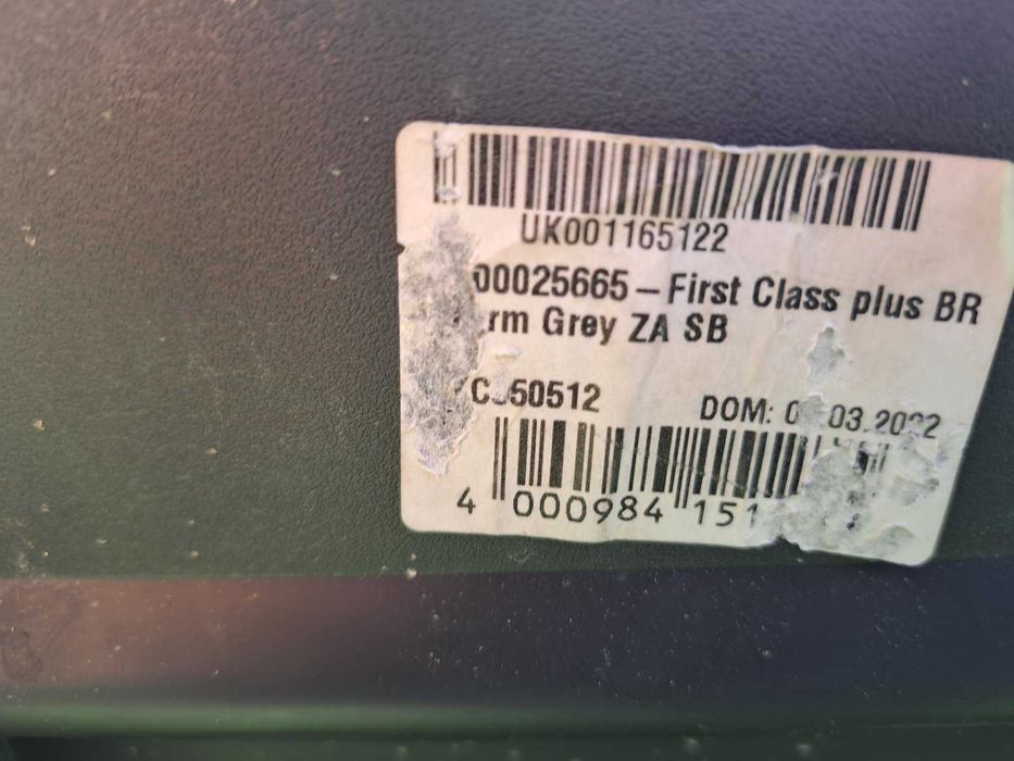 Britax Столче за кола First Class Plus Storm Grey