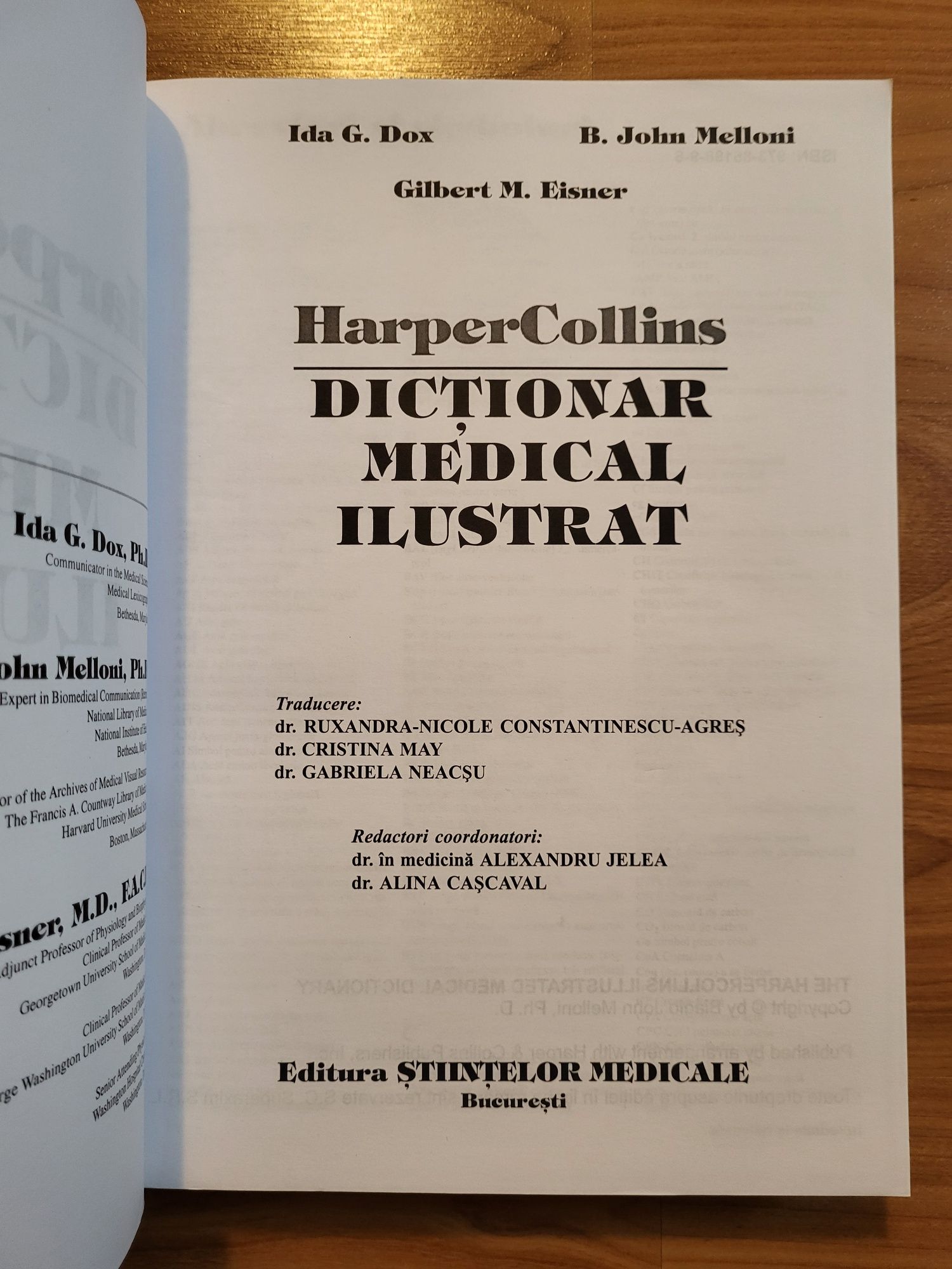 Medicina:Dictionar medical ilustrat- Harper Collins