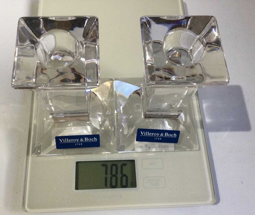 suporti lumnare pt masa gradina terasa cristlal greu Villeroy & Boch