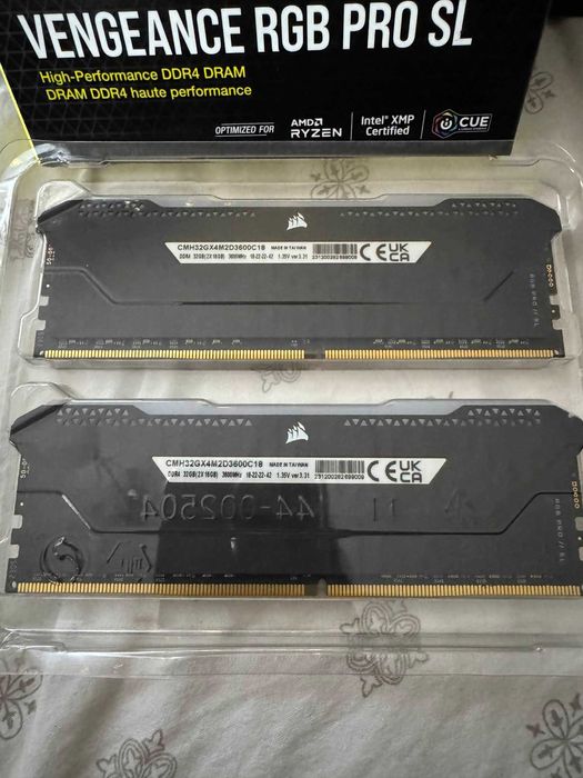 Дъно + рам + процесор (MSI B550 + R5 5600 + 32GB DDR4 3600MHZ)