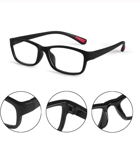 Очила за компютър против синя светлина без диоптър UV400 защита