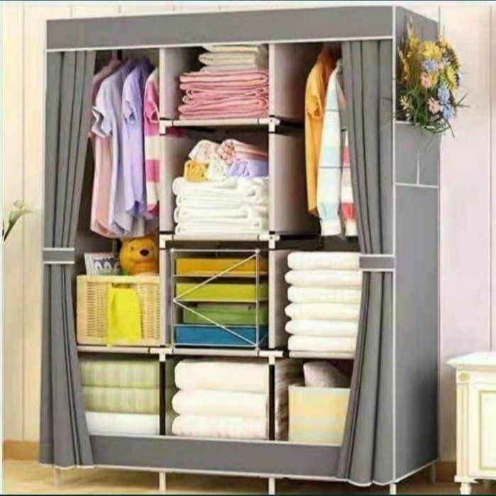 Складной тканевый шкаф для одежды