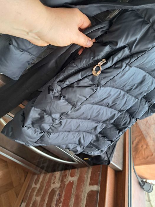 дамско яке,зимно,дълго пухено,шуба гъши пух, Cerruti 1881,лисица