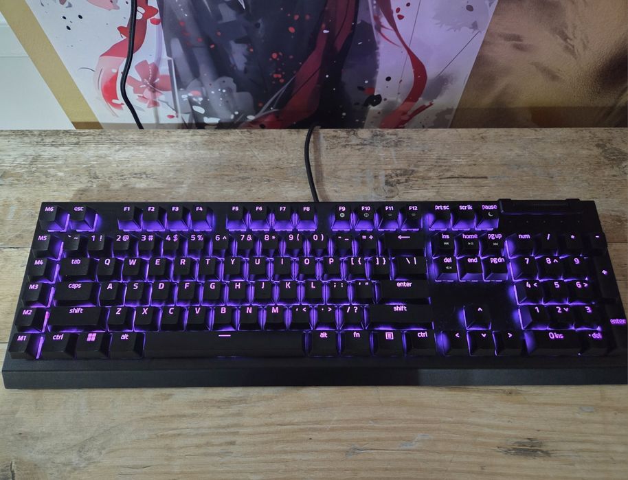 Tastatura gaming Razer Blackwidow v4 green switch
