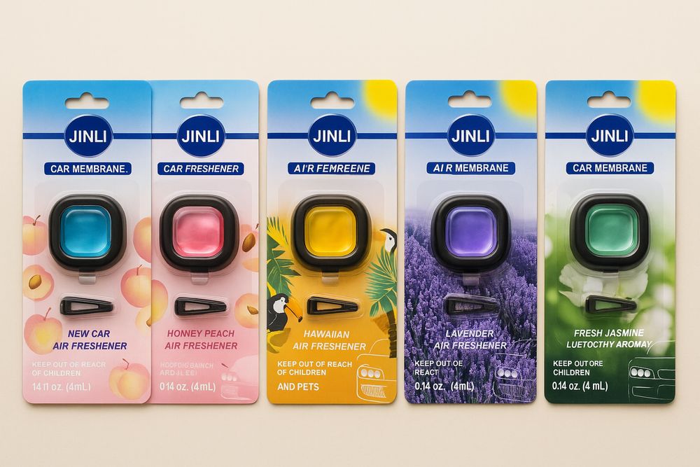 Ароматизаторы JINLI оптом — 5 видов, стойкий аромат для авто