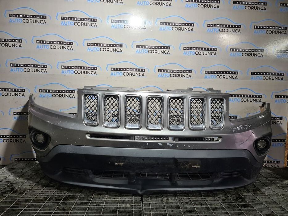 Bara fata Jeep Compass 2011 - 2015 ARGINTIU (809) model fara spalatoare far