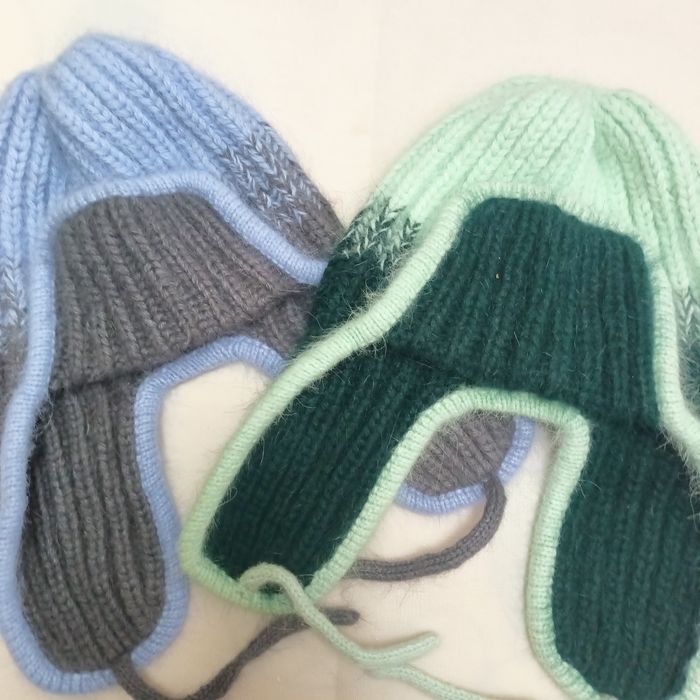 Женские головные уборы из пуха норки