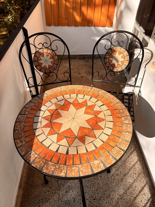 Комплект маса и 2 сгъваеми стола Amalfi Star