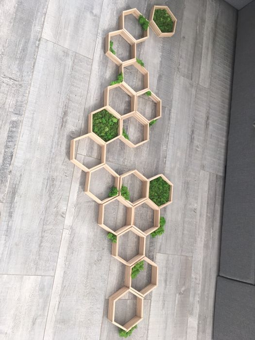 Forme hexagonale perete- fagure hexagon 3 buc-65 lei