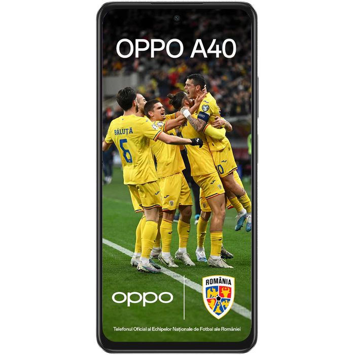 Telefon mobil OPPO A40, Dual SIM, 4GB RAM, 128GB, 4G, Sparkle Black
