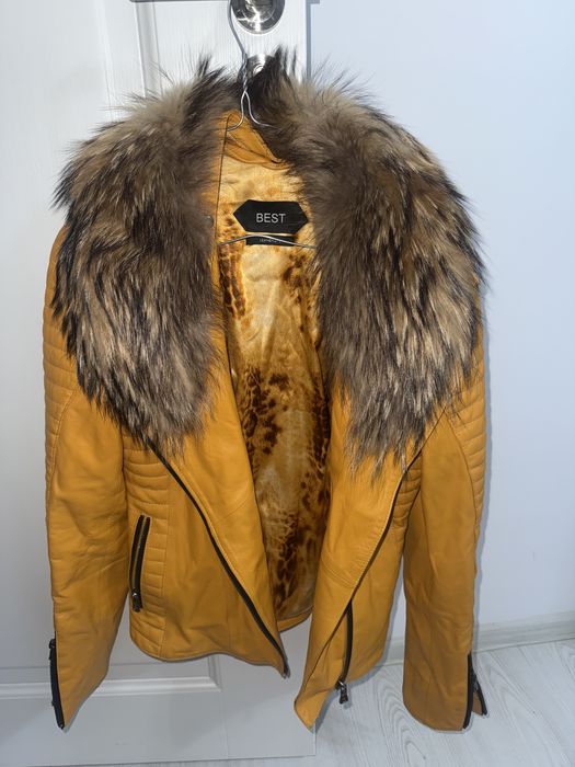 Geaca piele natura blana naturala masura S