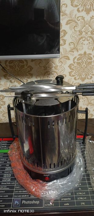 Шашлчница почти новая с 8 резервуаром для шашлыка