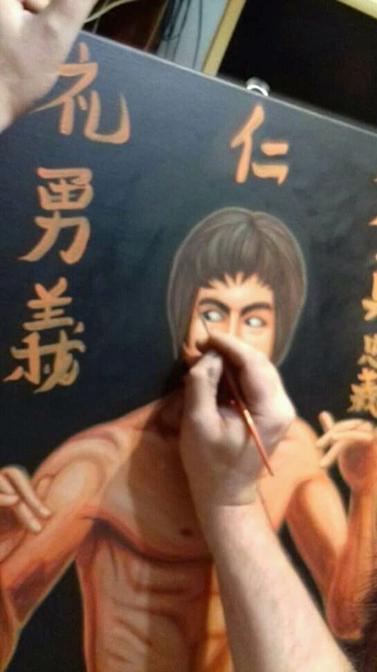 Bruce Lee 70cm/50 cm tablou pictura pe panza