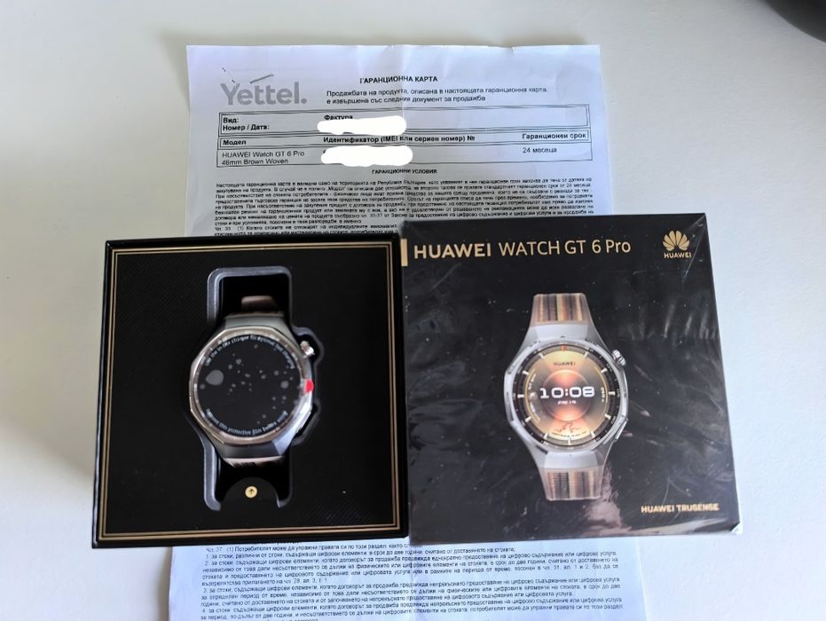 (Възможен бартер)Huawei Watch GT6 PRO