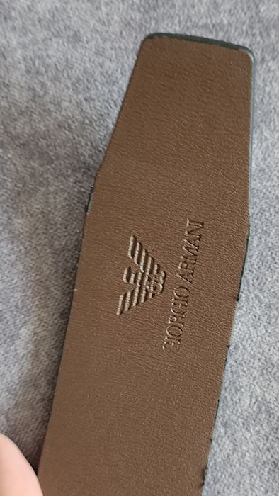 Оригинален мъжки колан ARMANI двулицев