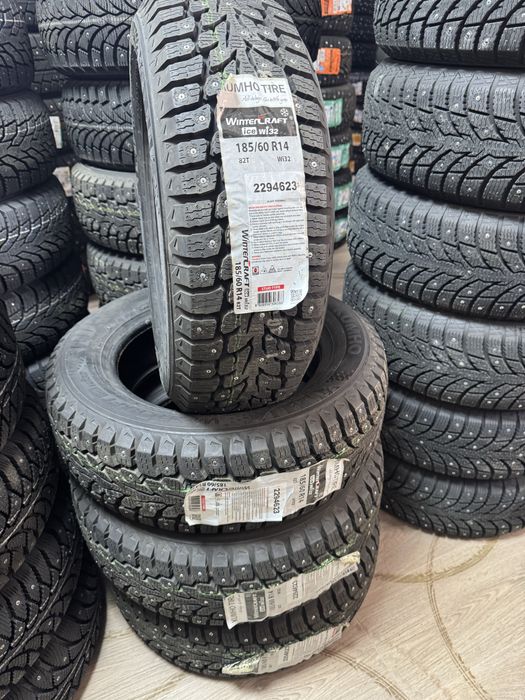 Шины зима новые шипы 185/60 R14 Kumho Корея покрышки резина колеса дон