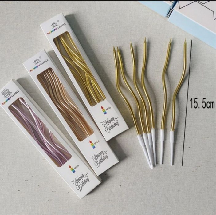 Красивые свечки для торта