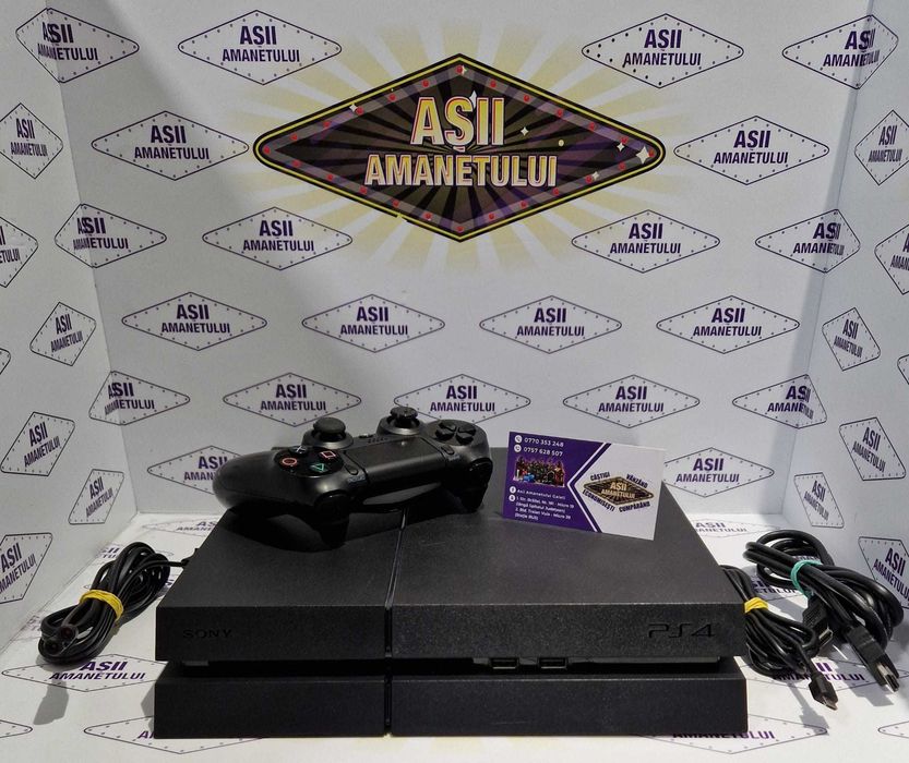 Sony PlayStation 4 PS4 CUH-1216A 500 GB cu 1 controler si cabluri