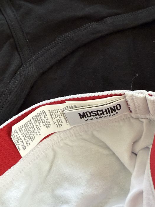 Moschino Love You set 2 chiloti alb/negru marimea L noi originali