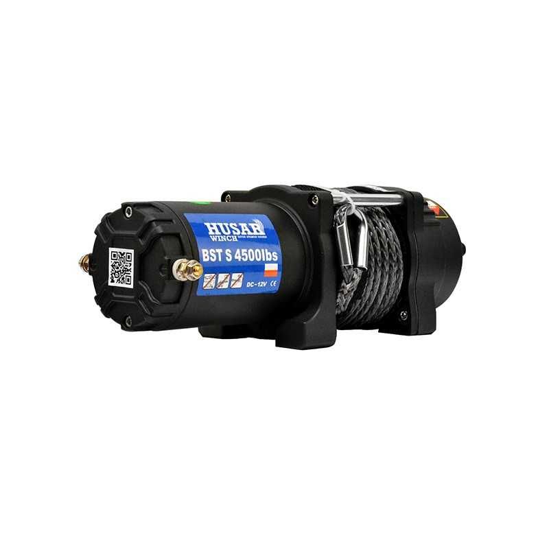 Troliu electric 12V,chinga sintetica ,4500 LBS ,marca HUSAR