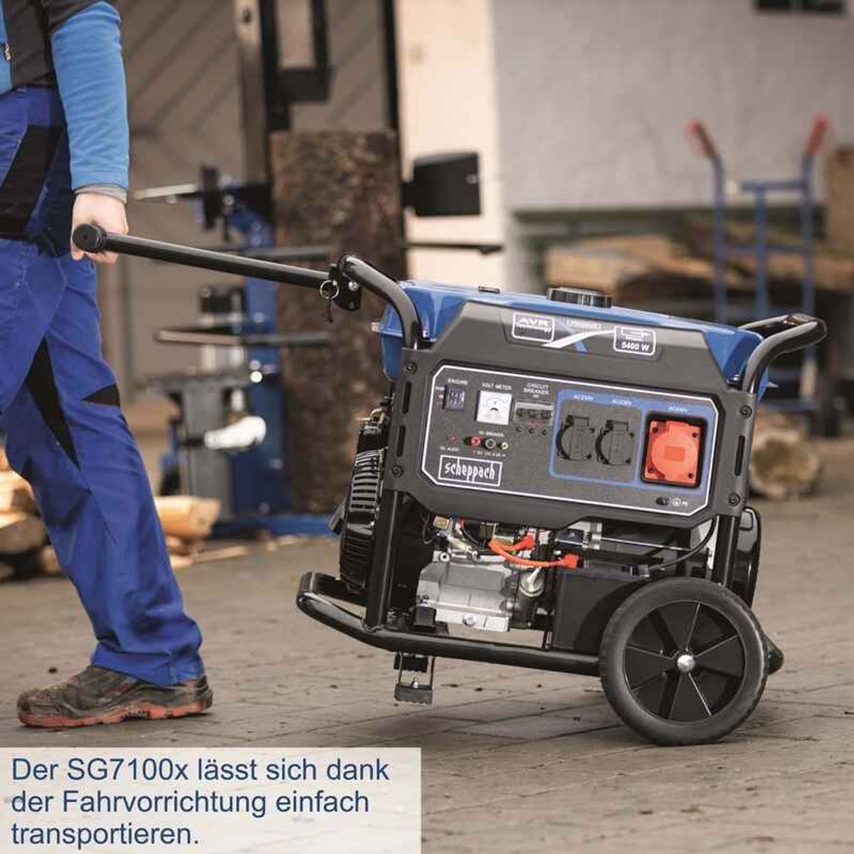 Generator de curent pe benzina SG1700x Scheppach 5400 W