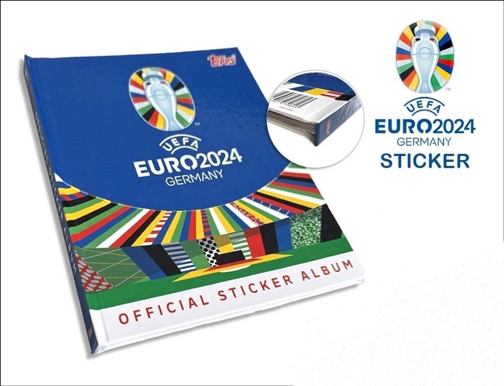 Panini Premier League 2024/Euro 2024 Topps stickere