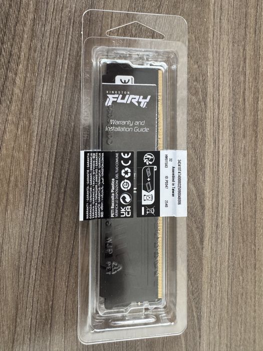 Нова рам памет DDR5 32GB Kingston 6000MHz CL30