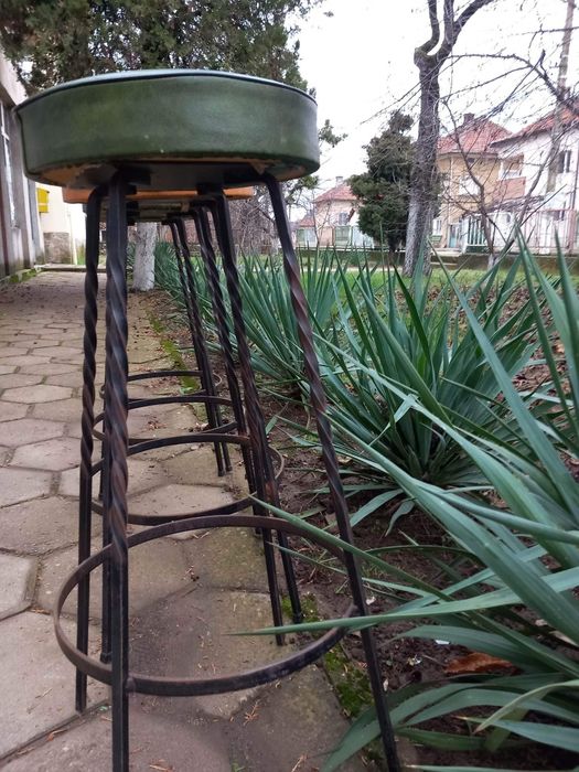 Бар стол от ковано желязо