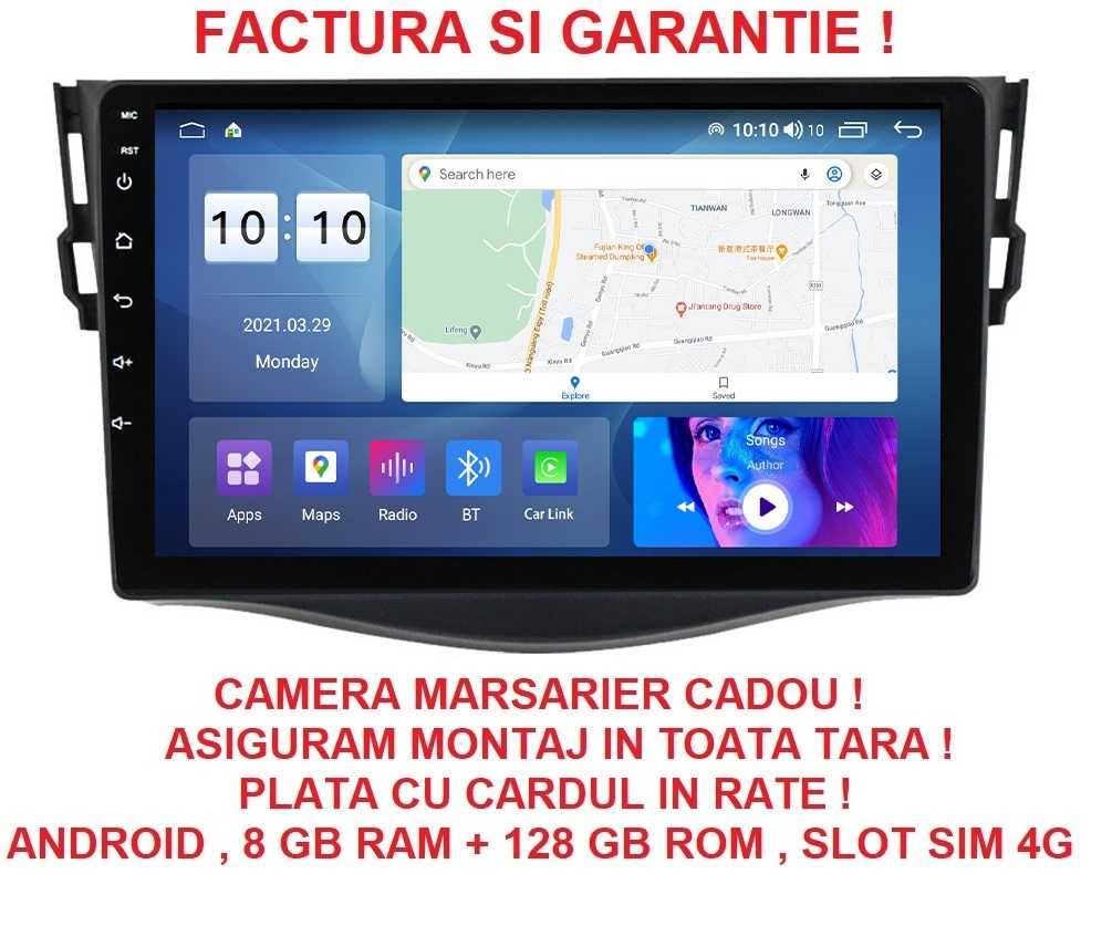 Navigatie Toyota Rav 4 din 2007 - 2013 , Garantie 2GB 4GB 8GB RAM