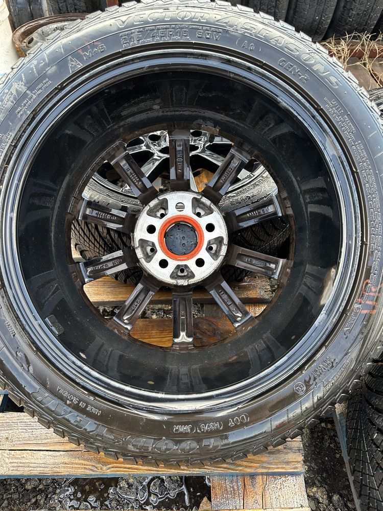 Лети джанти 4 броя джанти 5х100 16 цола с гуми GoodYear 215/45/16