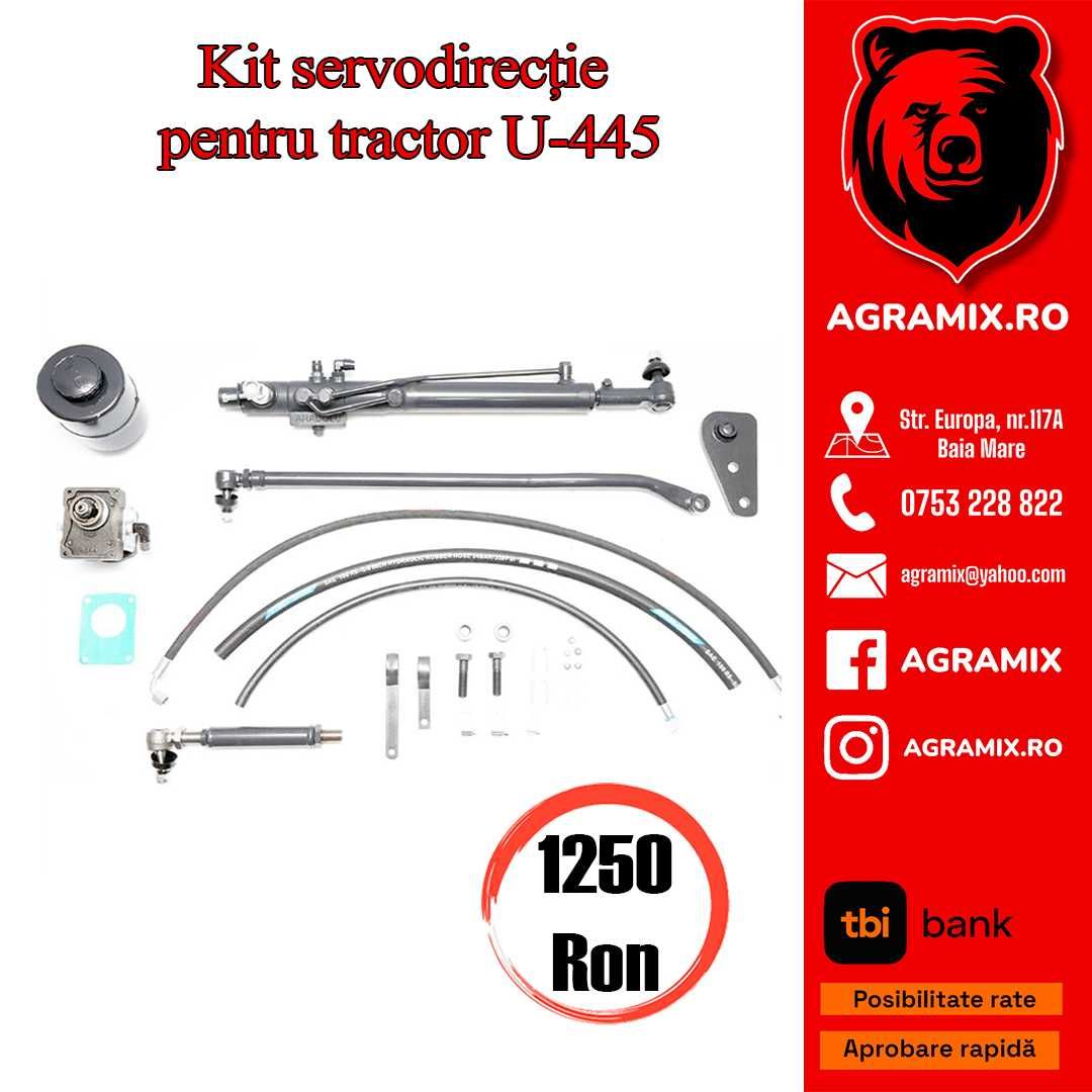 Kit Agramix servodirectie U650 cu pompa danfoss, Kit U450,445,480,550