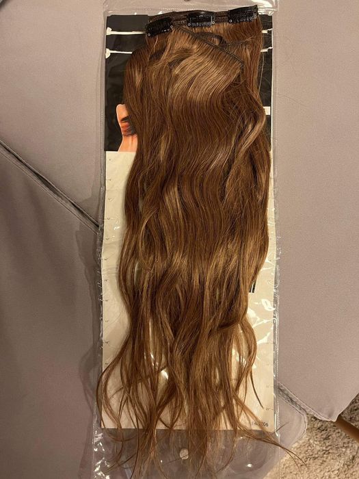 Екстеншани с 50% естествен косъм