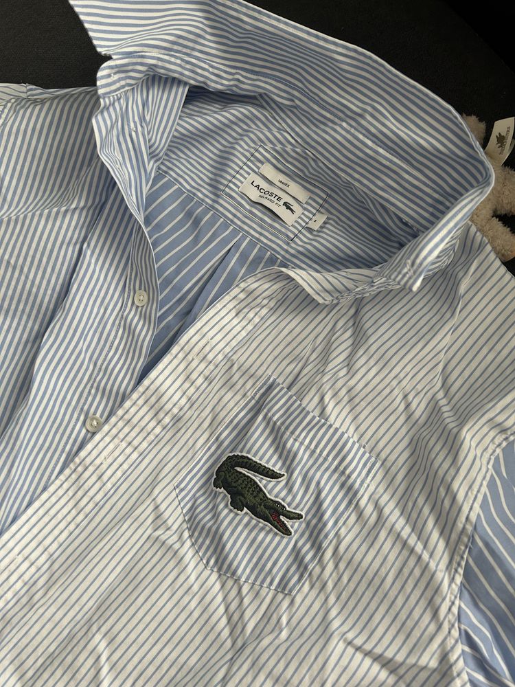 Рубашка Lacoste голубая