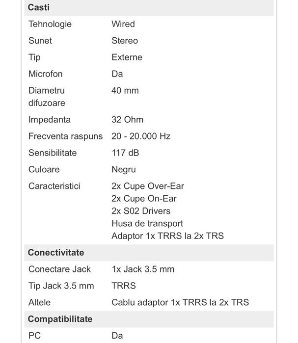 Casti Gaming Fnatic Duel