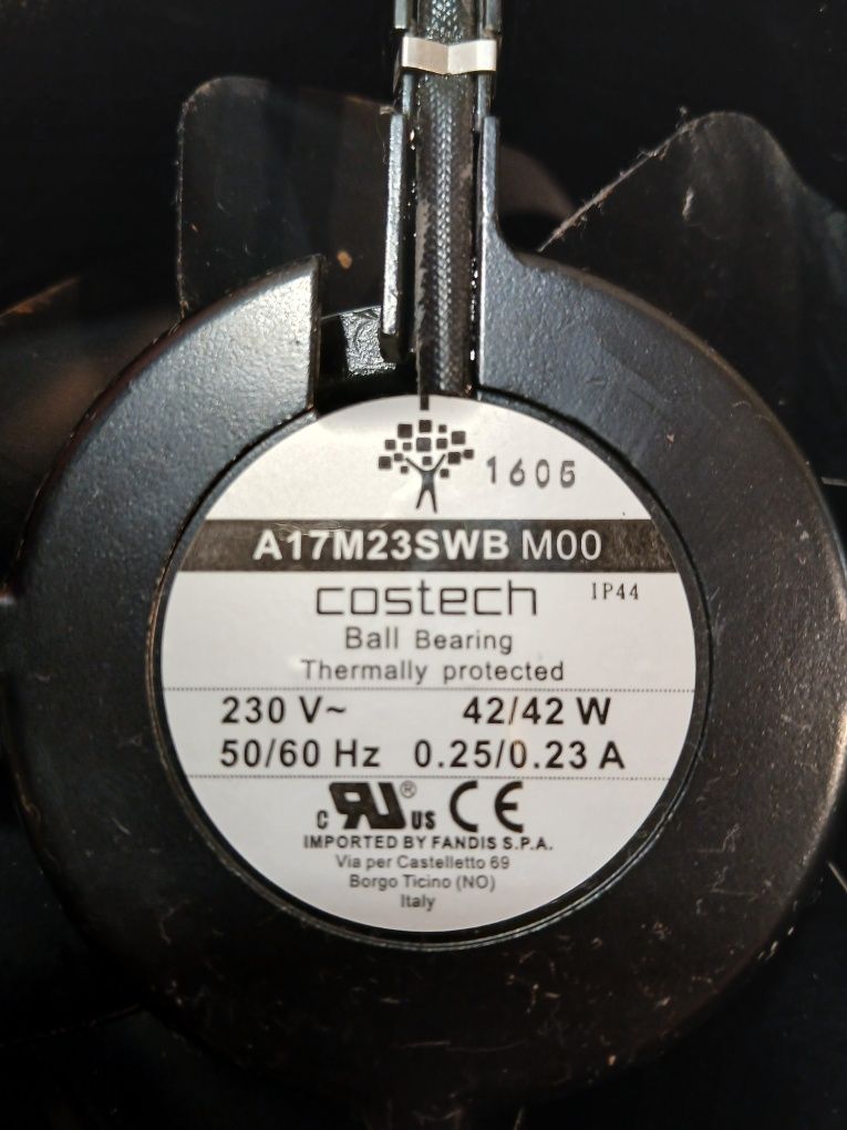Кулер мощный для компа. 220V. Costech.